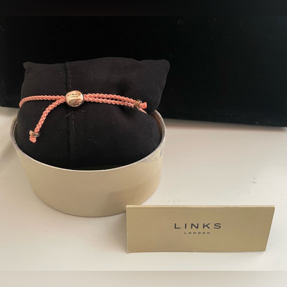 Links of London Rose Gold Mini Friendship Bracelet - Picture 4 of 16